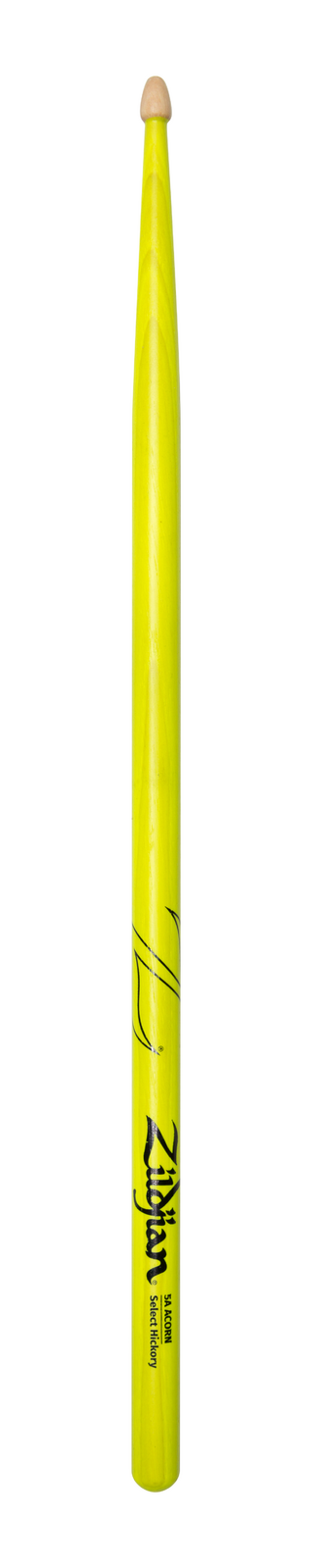 Zildjian 5A Acorn Neon Yellow Drumsticks