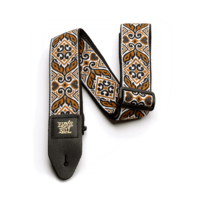 Strap Jacquard Tribal Brown Leather And Polypro 41-72