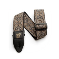 Strap Jacquard Imperial Paisley Gold Leather And Polypro 41-72