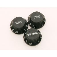 Dimarzio Control Knob Set - Black Tone, Tone, Volume