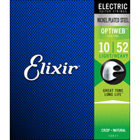 Elixir 19077 Optiweb Electric Light Heavy 10-52