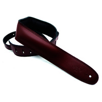 DSL 2.5" Padded Leather Guitar Strap Brown