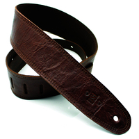 DSL 2.5" Leather Guitar Strap - Brown