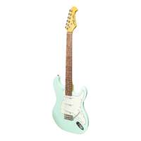 J&D Luthiers Strat Style Electric Guitar in Surf Green