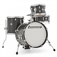 Ludwig Breakbeats Shell Pack Black Gold Sparkle