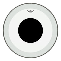 Powerstroke® P3 Clear Black Dot™ Bass Drumhead - Top Black Dot™, 22"