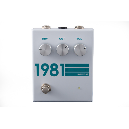 1981 Inventions Drive Pedal - White & Teal