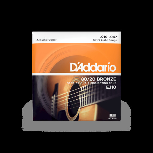 D'Addario Acoustic 80/20 Bronze 10-47 Set