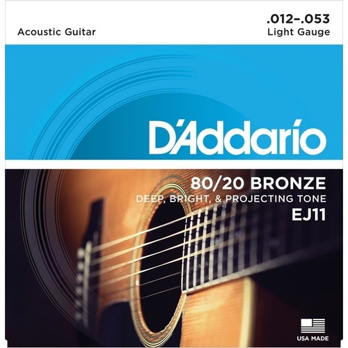Acoustic Guitar String Set 80/20 Bronze EJ11