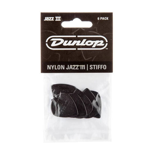 Dunlop Jazz III Black Pick Pack