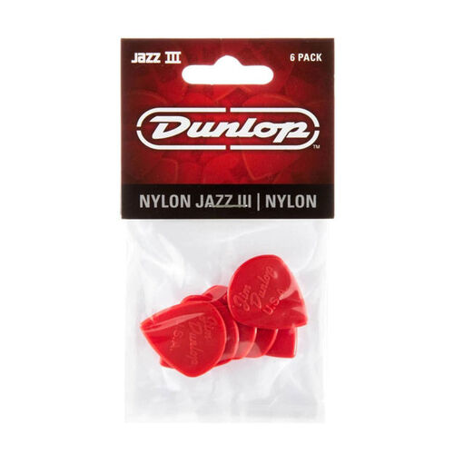 Dunlop Jazz III Red Pick Pack