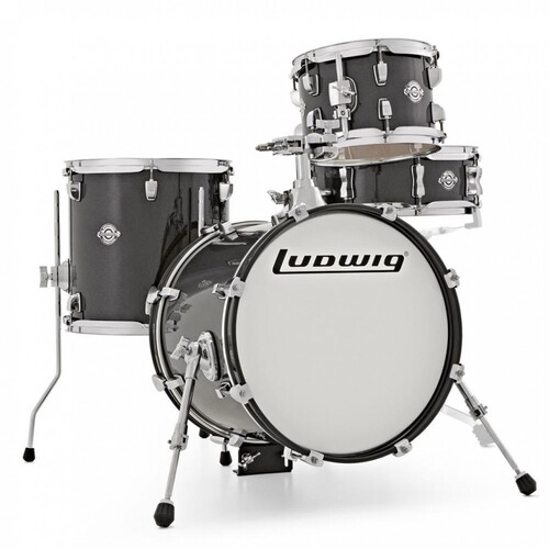 Ludwig Breakbeats Shell Pack Black Gold Sparkle