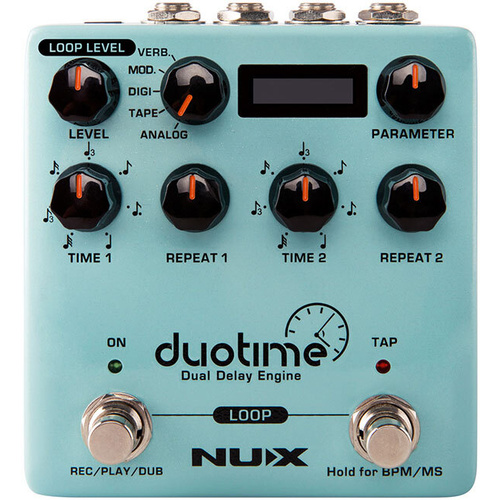 NUX NDD-6 Duo Time Dual Delay Guitar Pedal