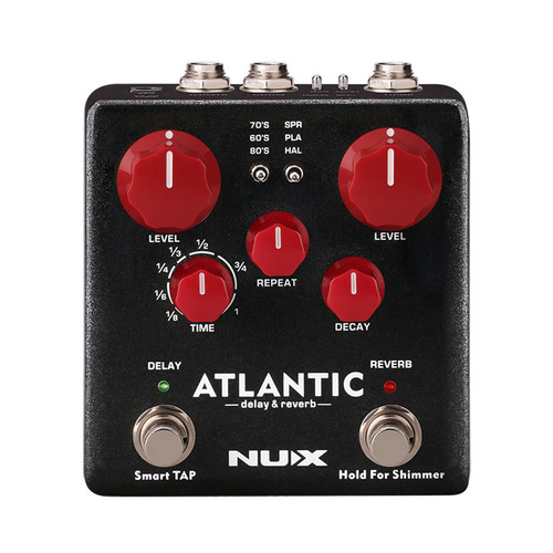 Nux Atlantic Delay & Reverb Effect Pedal
