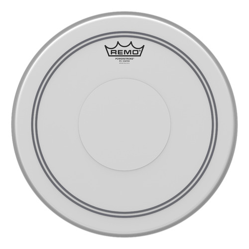 Powerstroke® P3 Coated Drumhead - Top Clear Dot, 14"