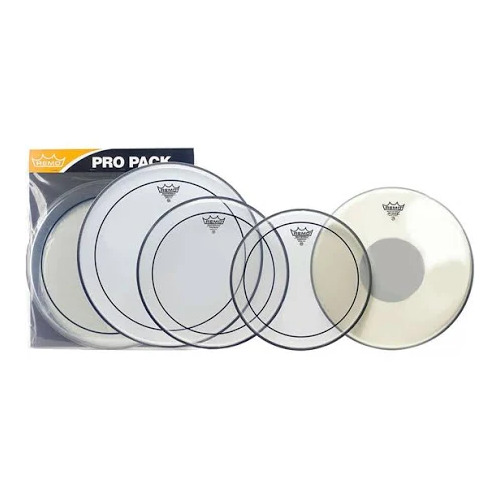 Remo Pinstripe Clear Rock Pro Pack