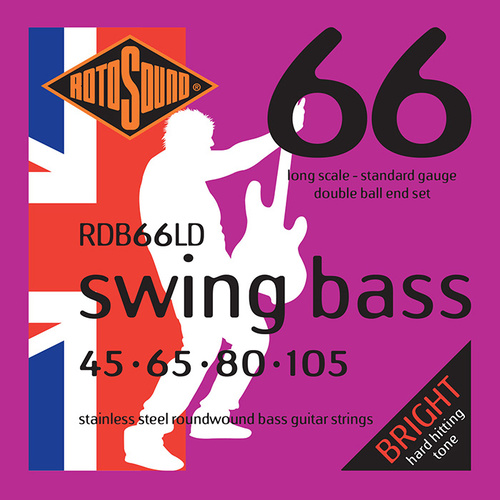 Rotosound Rdb66Ld Swing Bass 66 Double Ball End 45-105