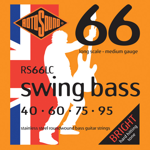 Rotosound Rs66Lc Swing Bass 66 Long Scale 40 - 95 Stainless