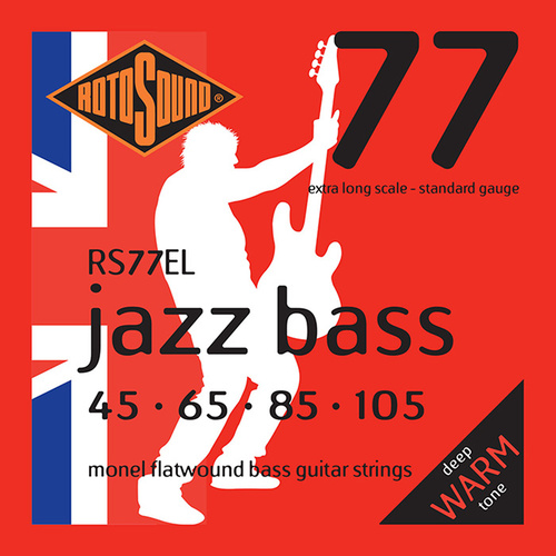 Rotosound Rs77El Jazz Bass 77 Extra Long Scale 45-105 Monel