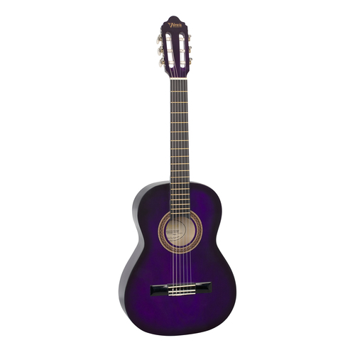 Valencia 100 Series 3/4 Classical Guitar in Purple Burst