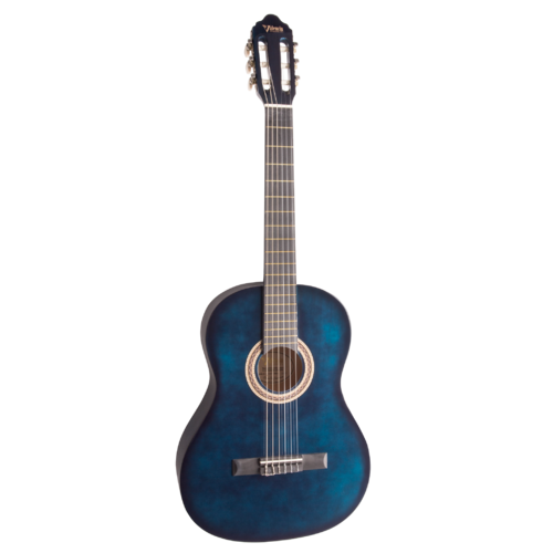 Valencia 100 Series 4/4 Classical  Guitar in Blue Burst