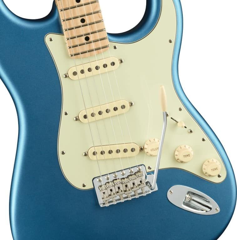 Fender American Performer Stratocaster - Satin Lake Placid Blue