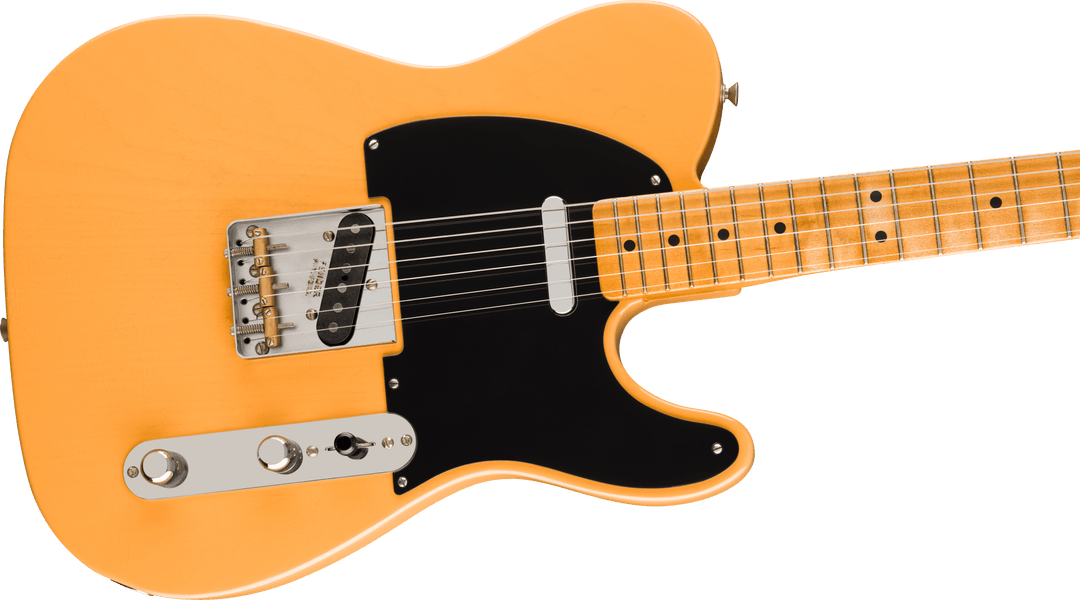 Fender 75th Anniversary Vintera® Road Worn® 1951 Telecaster®, Maple Fingerboard, Butterscotch Blonde