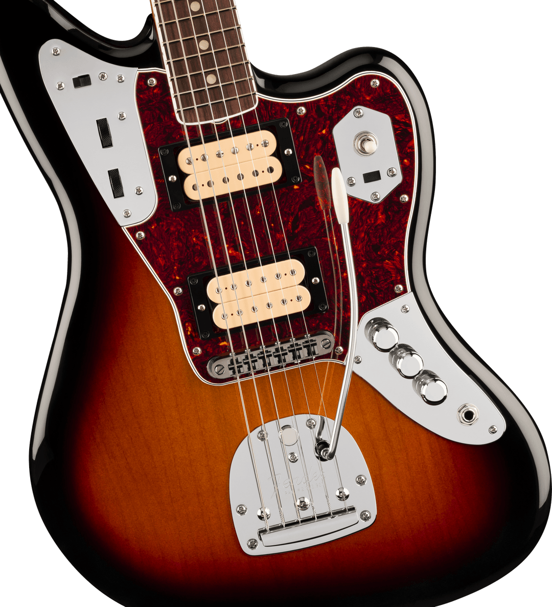 FENDER Kurt Cobain Jaguar®, Rosewood Fingerboard, 3-Color Sunburst
