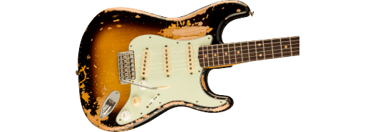 Mike McCready Startocaster - Relic'd Three Colour Sunburst