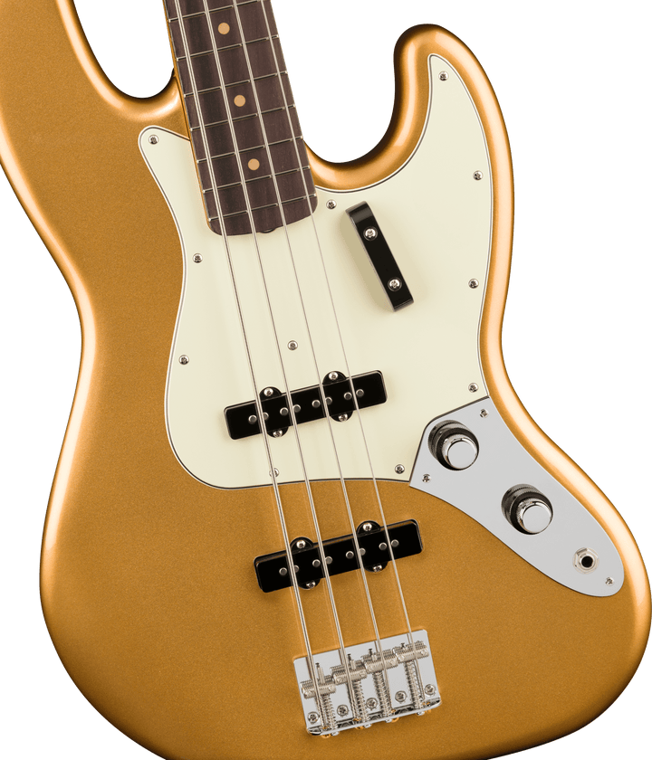 Fender Vintera® III Early '60s Jazz Bass®, Rosewood Fingerboard, Aztec Gold
