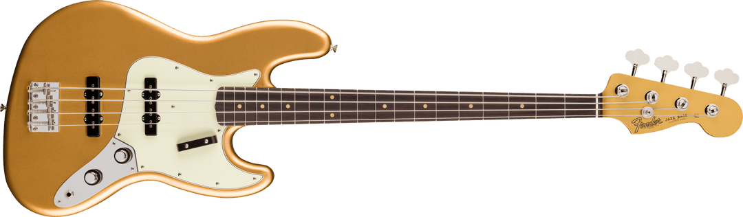 Fender Vintera® III Early '60s Jazz Bass®, Rosewood Fingerboard, Aztec Gold