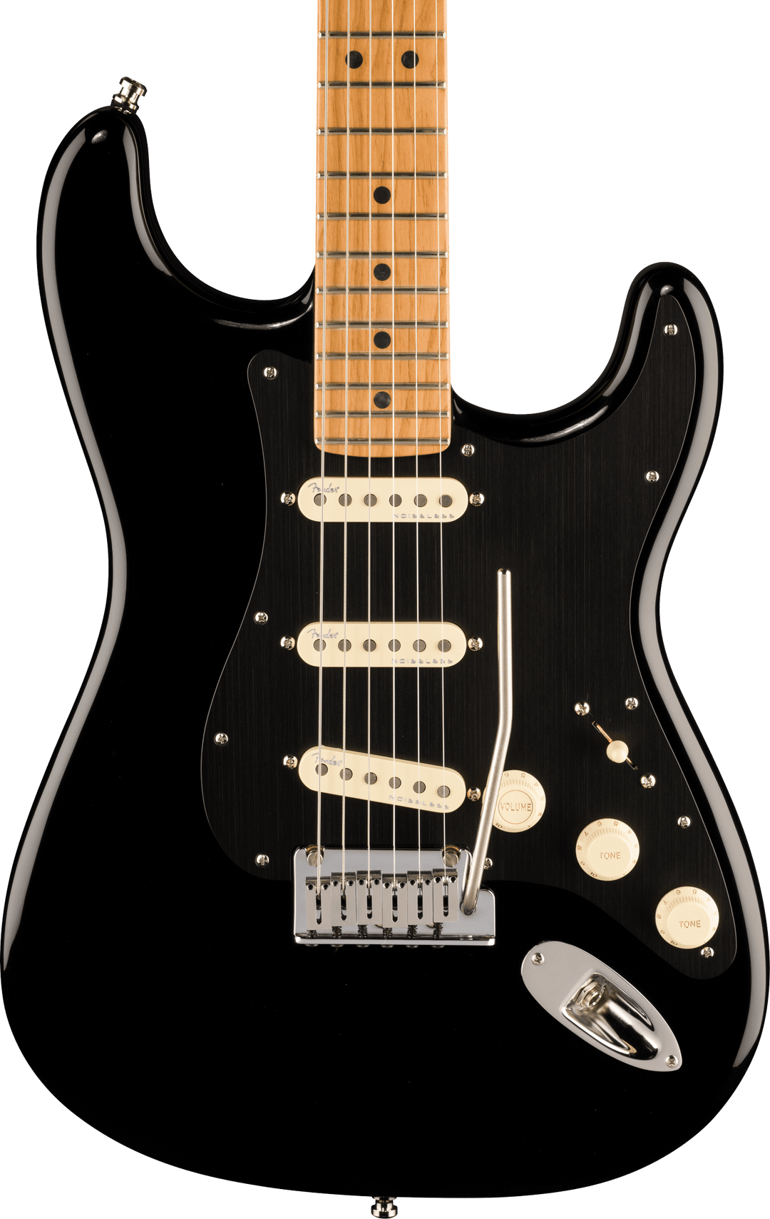 Fender Limited Edition American Ultra II Stratocaster®, Maple Fingerboard, Black