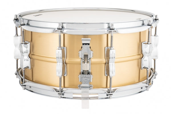 Ludwig Acro Bronze LZ654BM 14" x 6.5" Brushed Snare Drum w/ P86CH