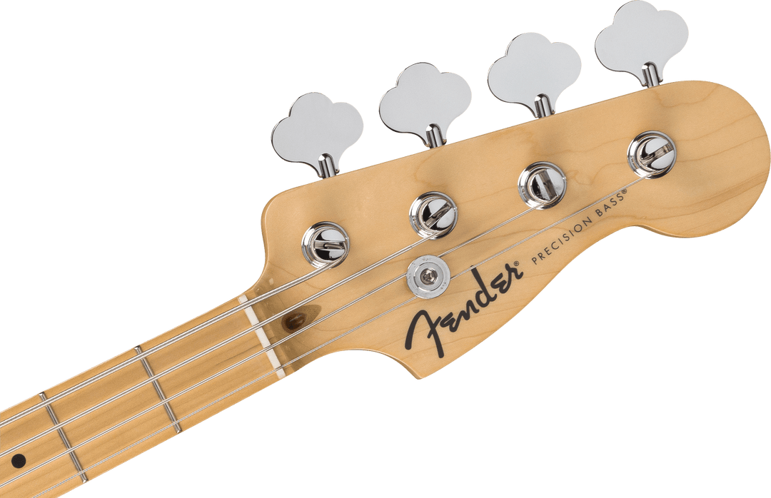Fender Standard Precision Bass®, Maple Fingerboard, Black Pickguard, Olympic White