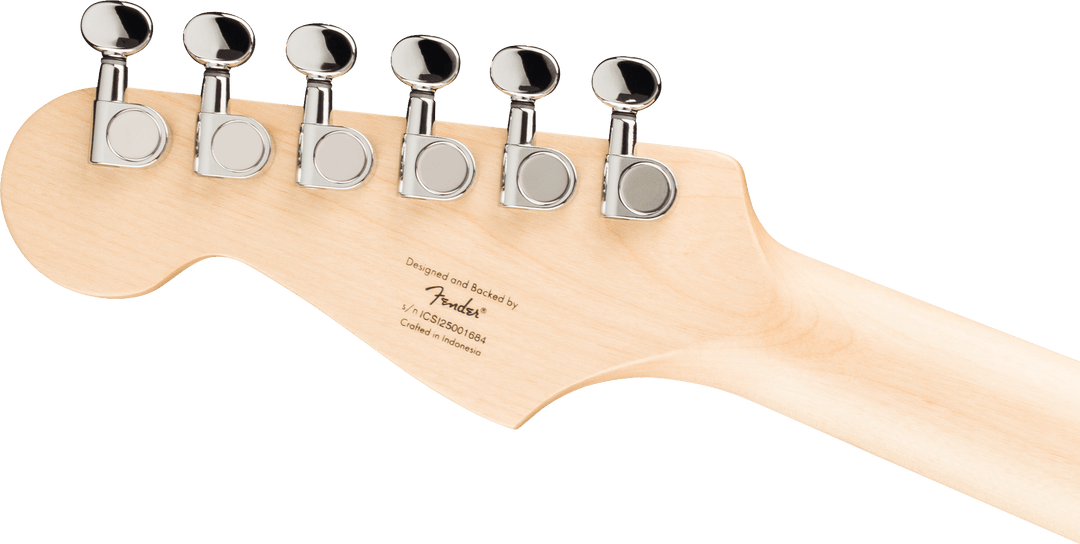 Squier Mini Stratocaster®, Maple Fingerboard, White Pickguard, Sea Foam Green