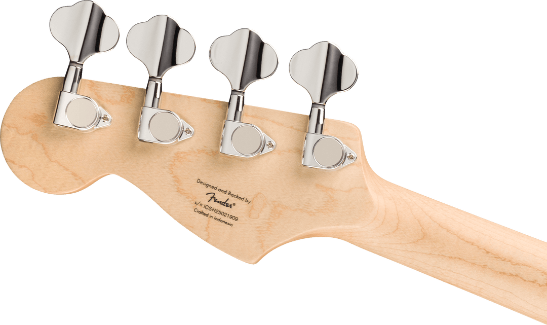 Squier Mini Precision Bass®, Laurel Fingerboard, White Pickguard, 2-Color Sunburst