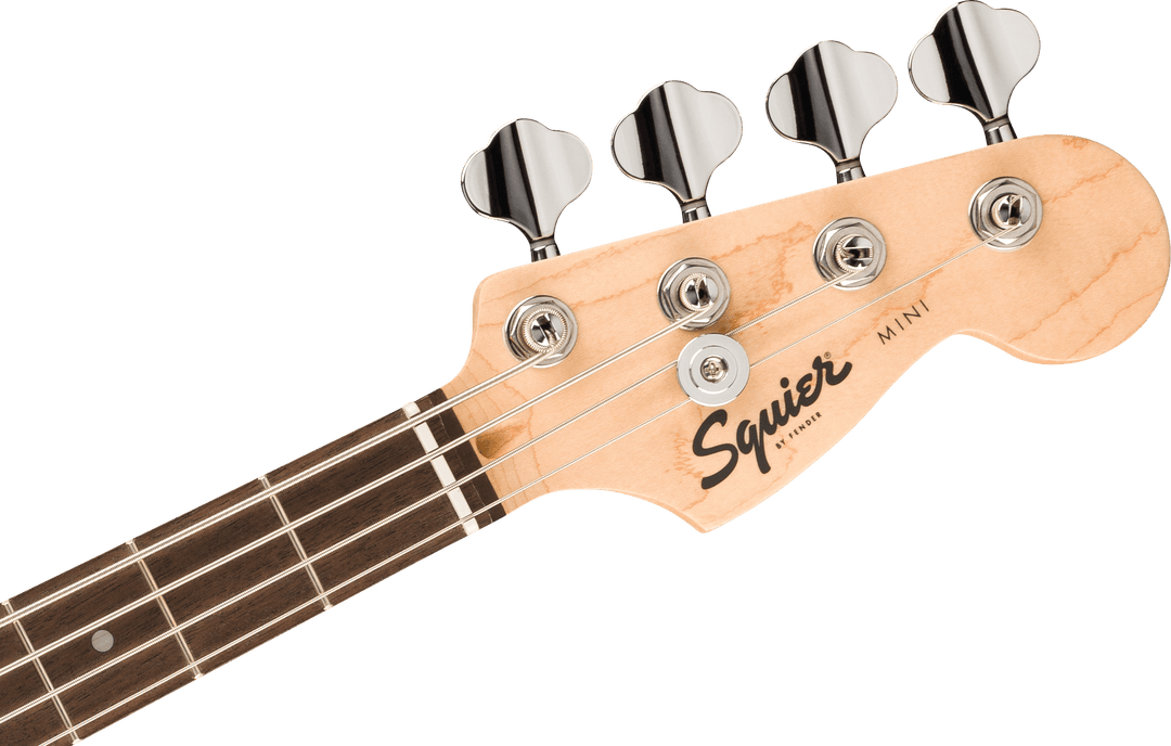 Squier Mini Precision Bass®, Laurel Fingerboard, White Pickguard, 2-Color Sunburst