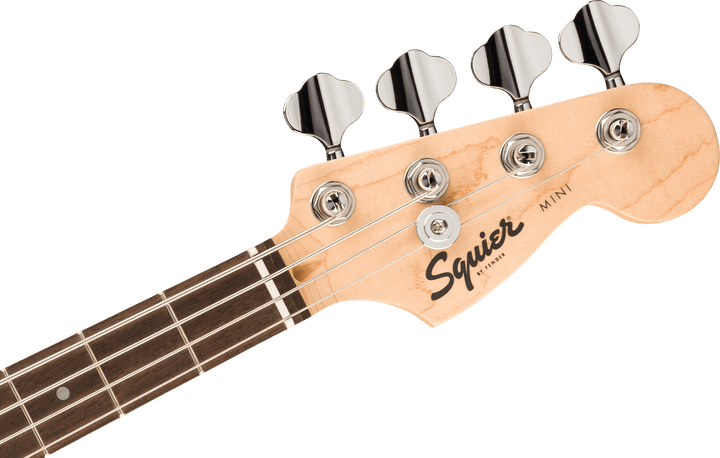 Squier Mini Precision Bass®, Laurel Fingerboard, White Pickguard, 2-Color Sunburst