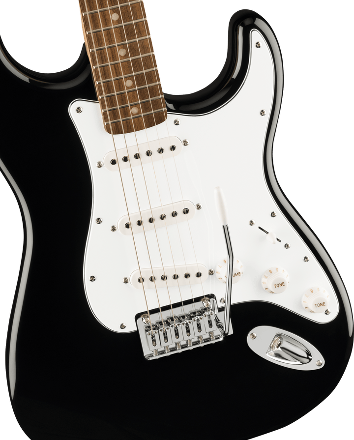 Squier Affinity Series Stratocaster  Black - Mustang Micro Pack