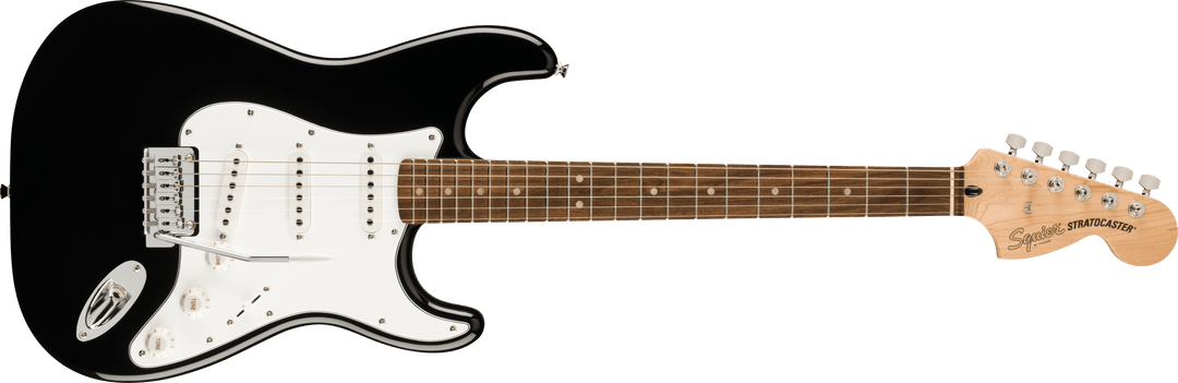 Squier Affinity Series Stratocaster  Black - Mustang Micro Pack