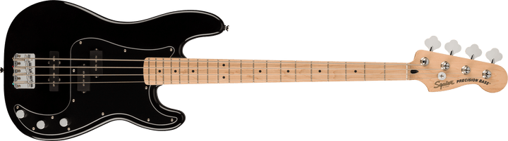 Squier Affinity Series™ Precision Bass® PJ Pack, Maple Fingerboard, Black, Gig Bag, Rumble 15 - 240V AU