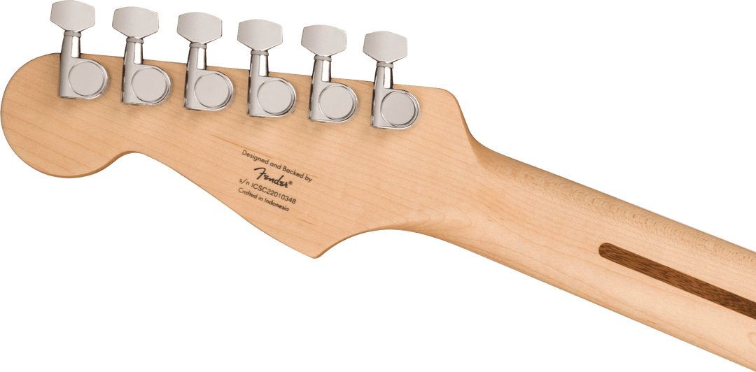 Squier Sonic® Stratocaster® HSS, Maple Fingerboard, White Pickguard, Tahitian Coral