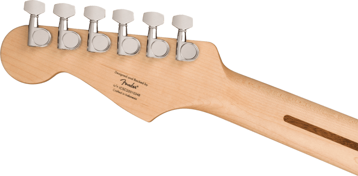 Squier Sonic® Stratocaster® HSS, Maple Fingerboard, White Pickguard, Tahitian Coral