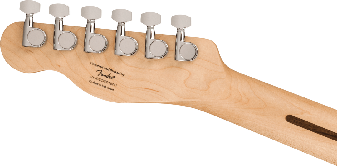 Squier Sonic® Telecaster®, Maple Fingerboard, Black Pickguard, Butterscotch Blonde