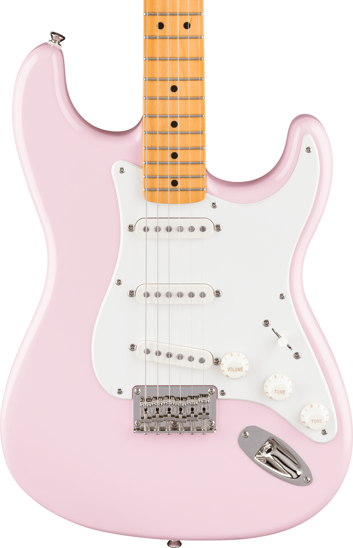 Squier Classic Vibe™ '50s Stratocaster® HT, Maple Fingerboard, Parchment Pickguard, Shell Pink
