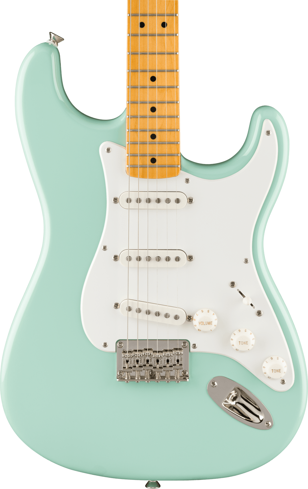 Squier Classic Vibe™ '50s Stratocaster® HT, Maple Fingerboard, Parchment Pickguard, Surf Green