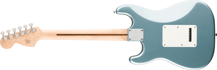 Squier Affinity Series® Stratocaster® Junior HSS, Laurel Fingerboard, White Pickguard, Ice Blue Metallic