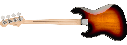Affinity Series® Jazz Bass®, Maple Fingerboard, White Pickguard, 3-Color Sunburst