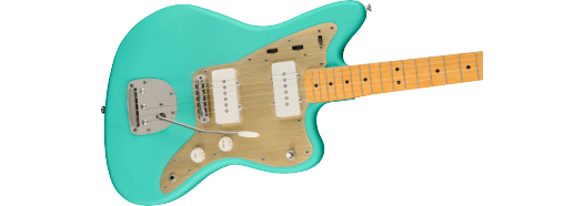 40TH ANNIVERSARY JAZZMASTER®, VINTAGE EDITION Maple Fingerboard, Gold Anodized Pickguard, Satin Sea Foam Green