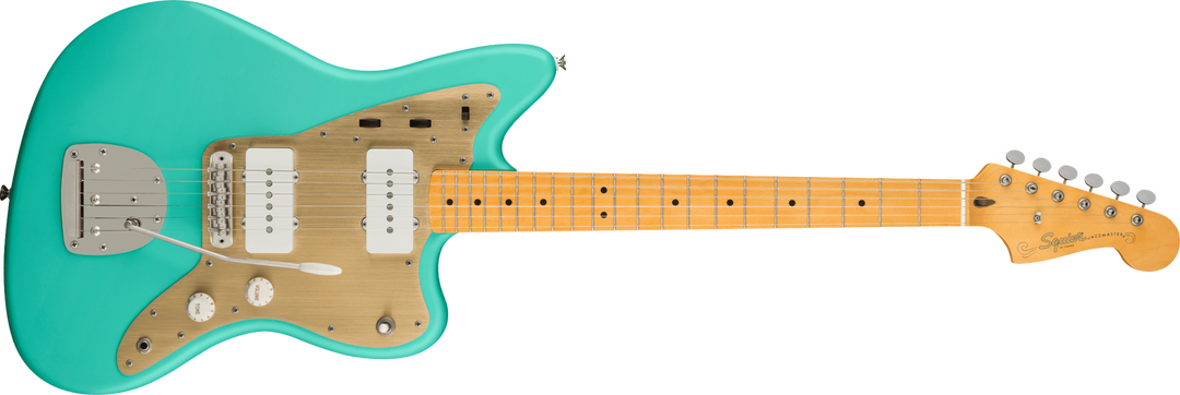 40TH ANNIVERSARY JAZZMASTER®, VINTAGE EDITION Maple Fingerboard, Gold Anodized Pickguard, Satin Sea Foam Green